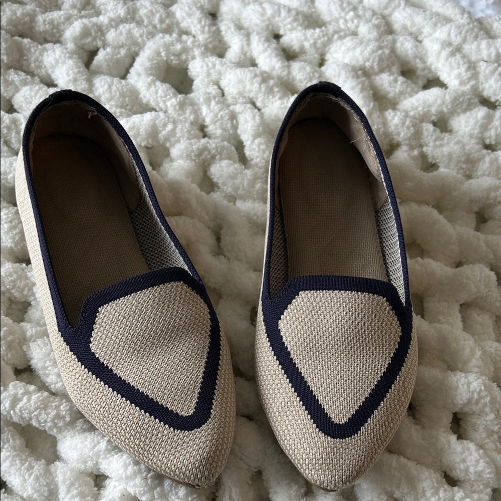 Birdies Beige and Black Women's Loafers. Size 5.5 - Picture 6 of 6